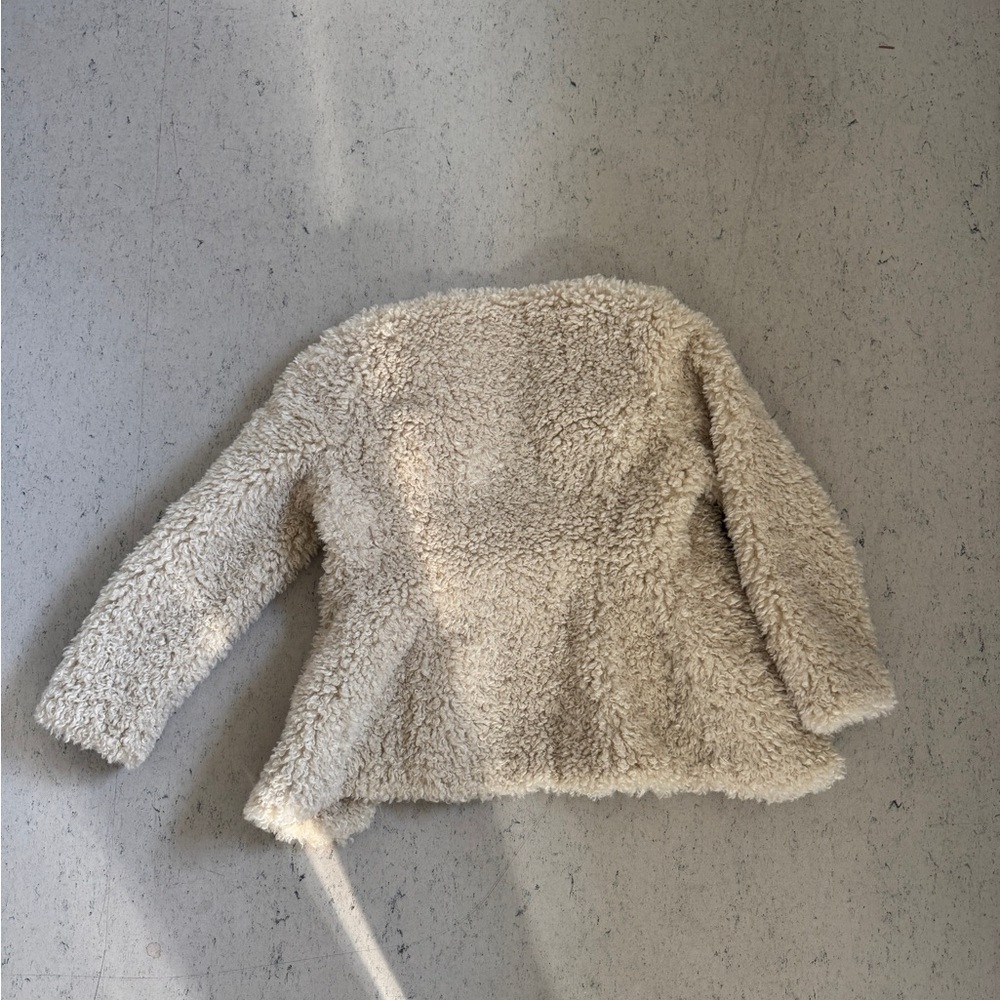 Cozy Cream Jacket - Daphne Borg Coat - Picture 3 of 3